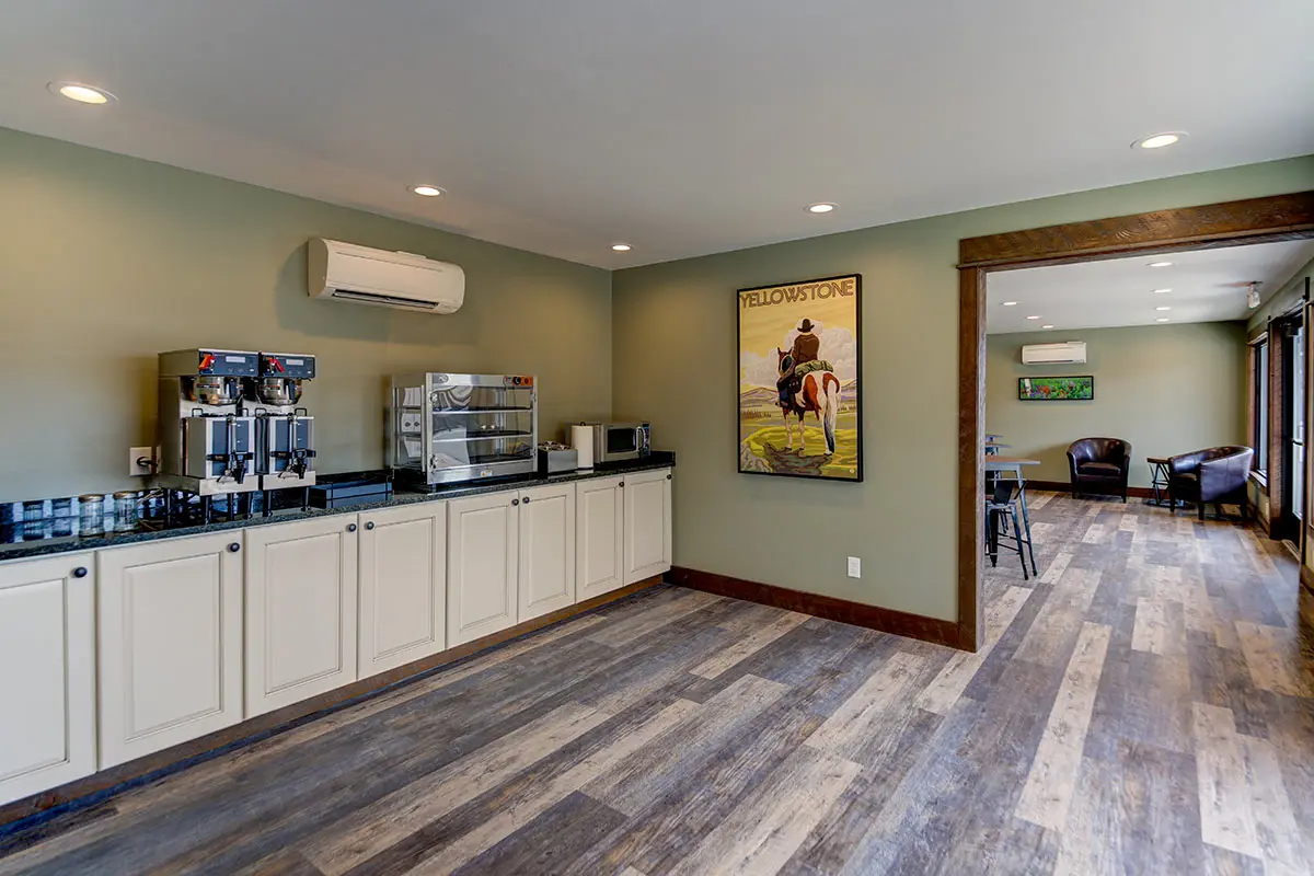 community breakfast space