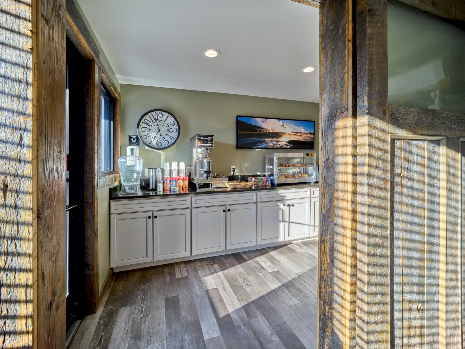 kitchen area entrance