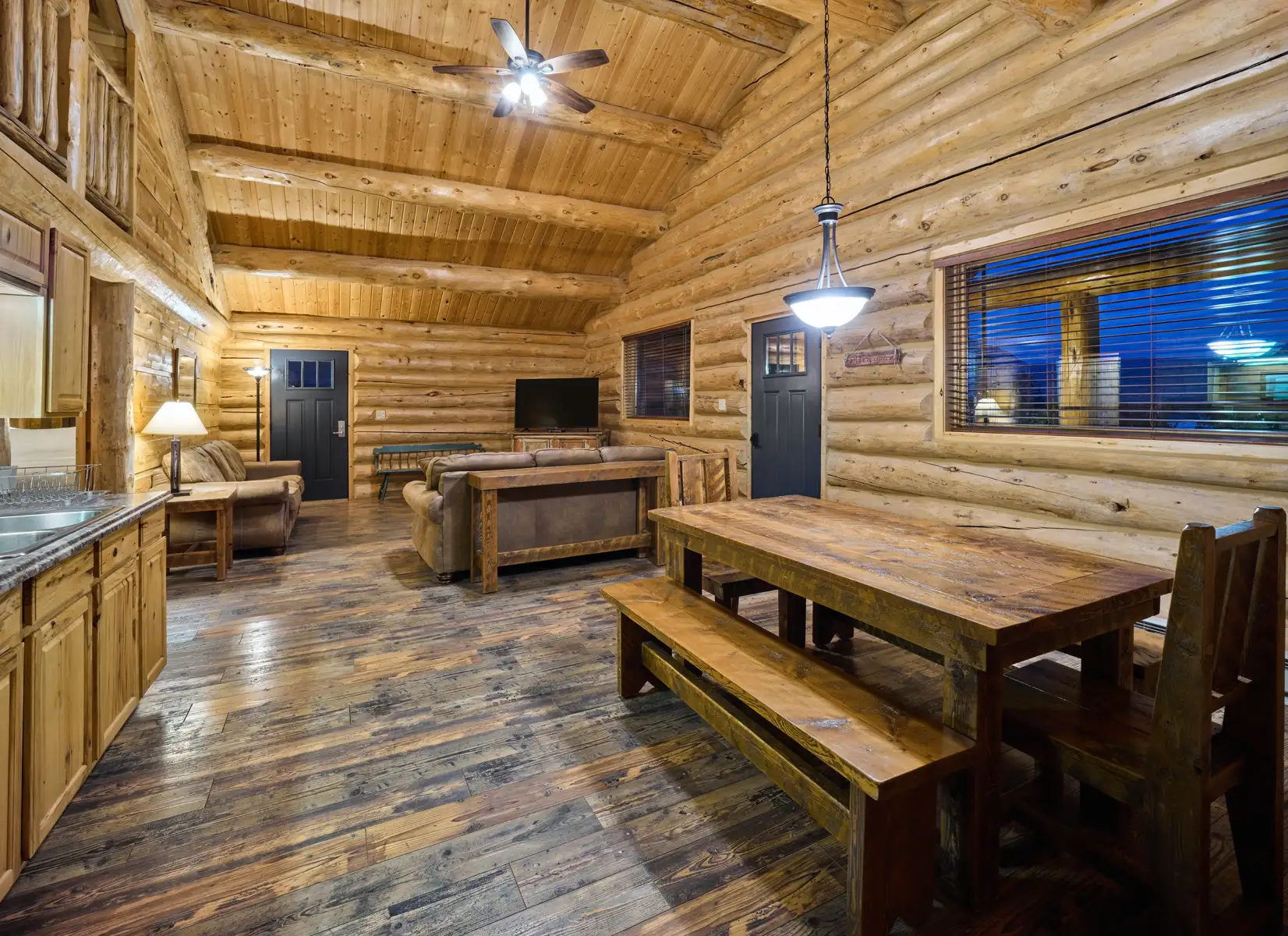 living and dining room