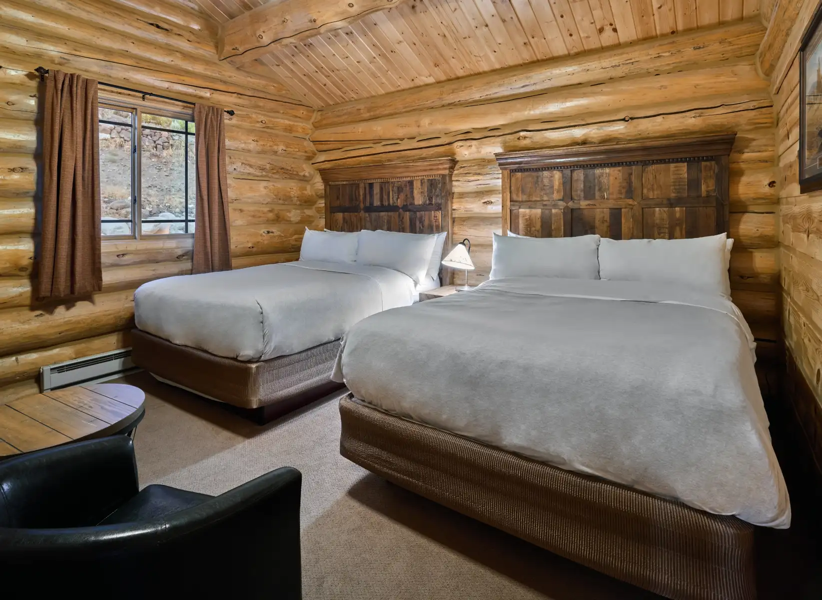 cabin room with two beds