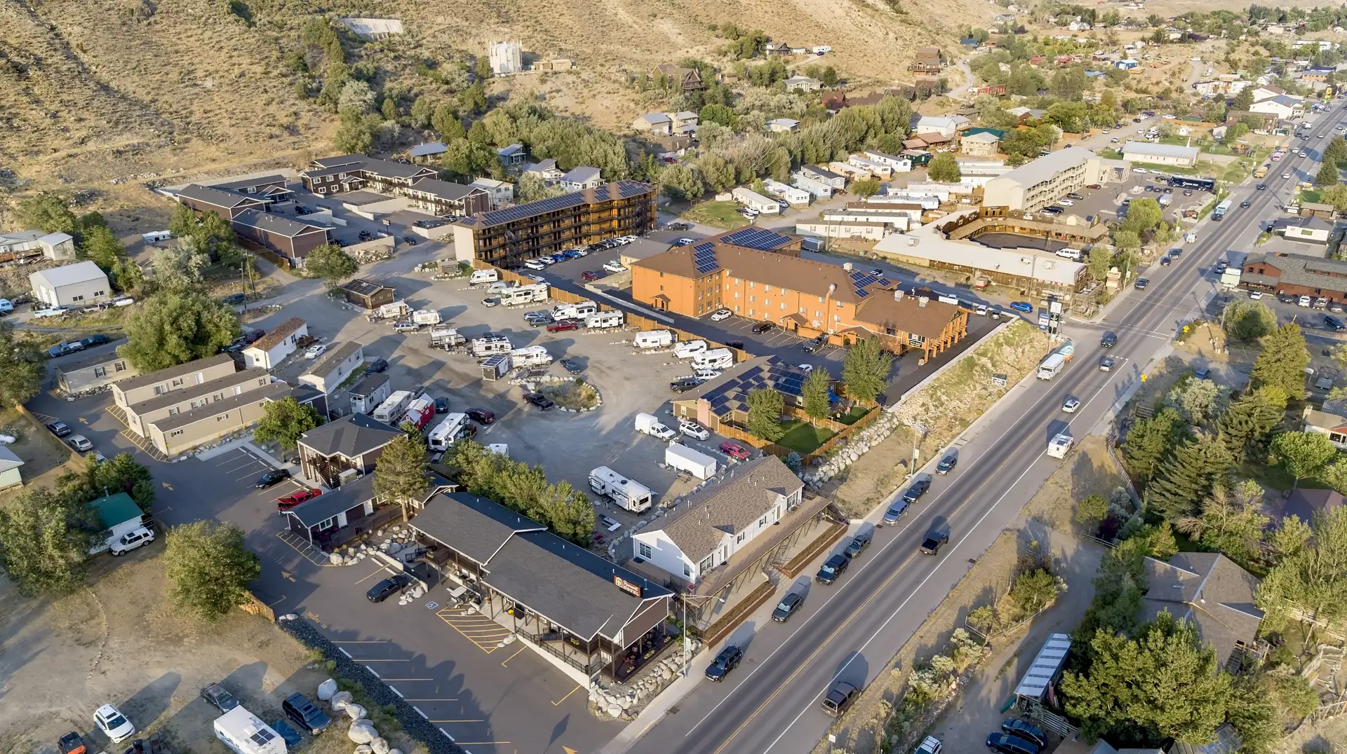 aerial view of Roosevelt Hotel