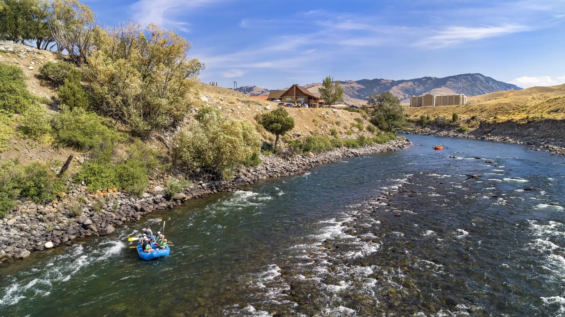 group of river rafters